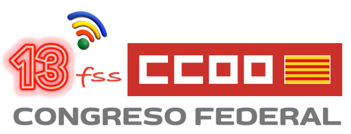 Logo FSS-CCOO Les Illes 13 Congreso