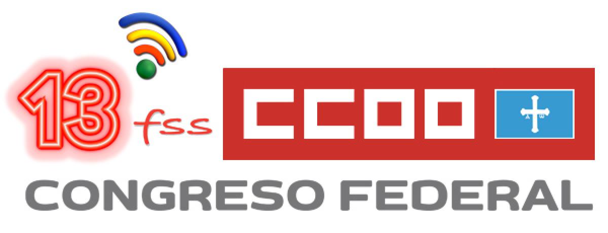 Logo FSS-CCOO Asturias 13 Congreso