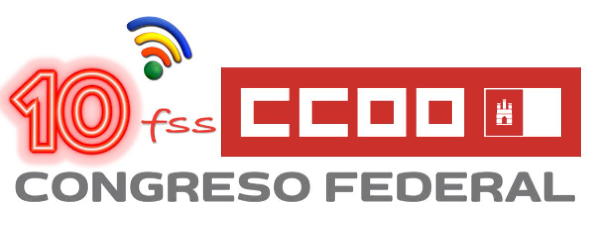 Logo FSS-CCOO Castilla La-Mancha 10 Congreso