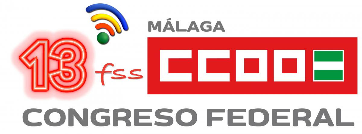 Logo FSS-CCOO Mlaga 13 Congreso