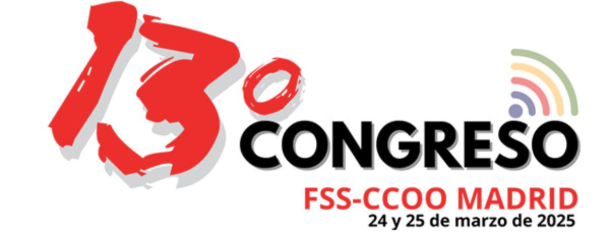 Logo FSS-CCOO Madrid 13 Congreso