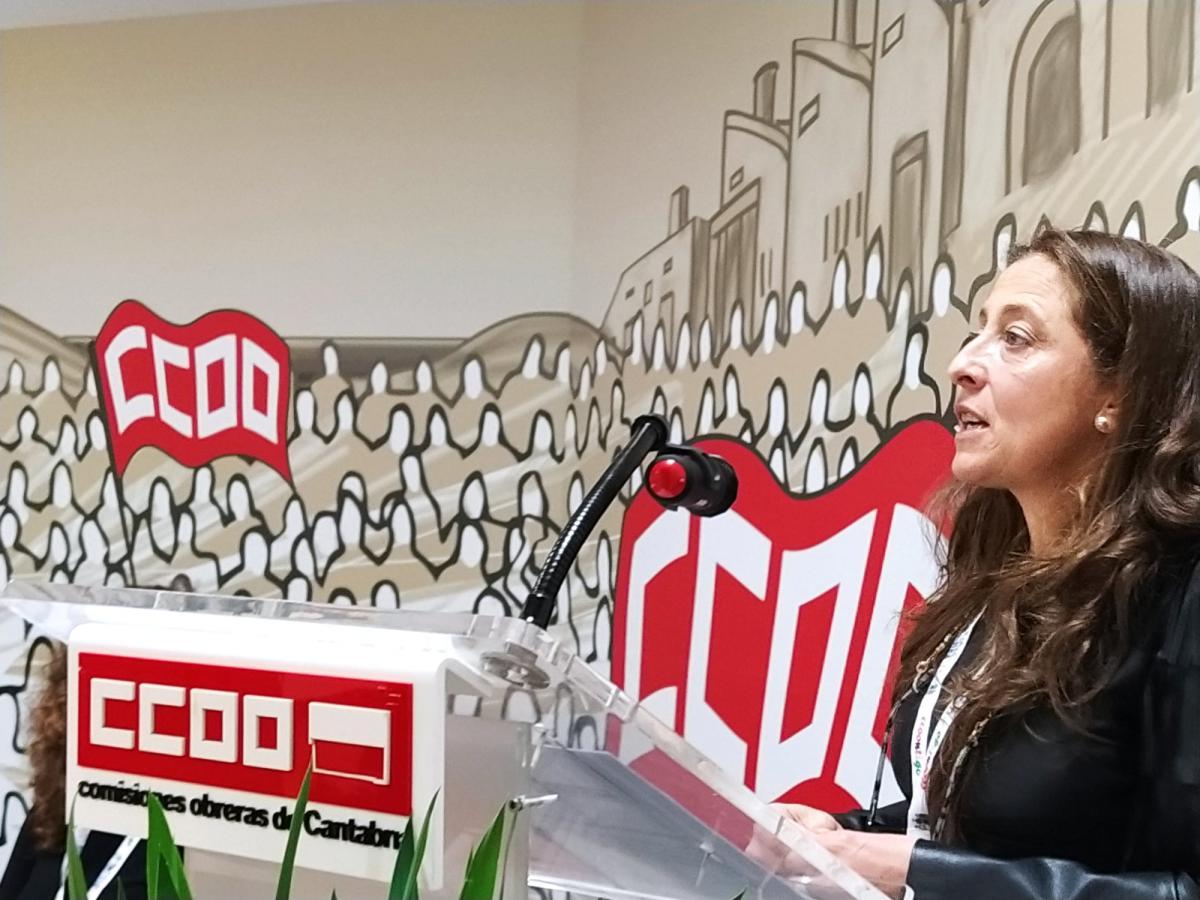 Arantxa Cossío, reelegida secretaria general de la Federación de Sanidad y Sectores Sociosanitarios de CCOO en Cantabria