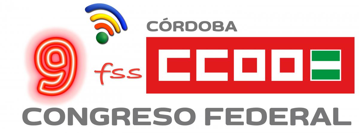 Logo FSS-CCOO Crdoba 9 Congreso