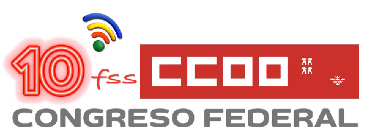 Logo FSS-CCOO Murcia 10 Congreso