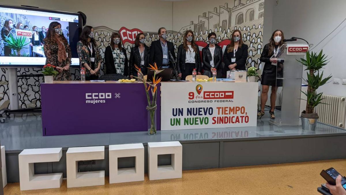 Arantxa Cossío, reelegida secretaria general de la Federación de Sanidad y Sectores Sociosanitarios de CCOO en Cantabria