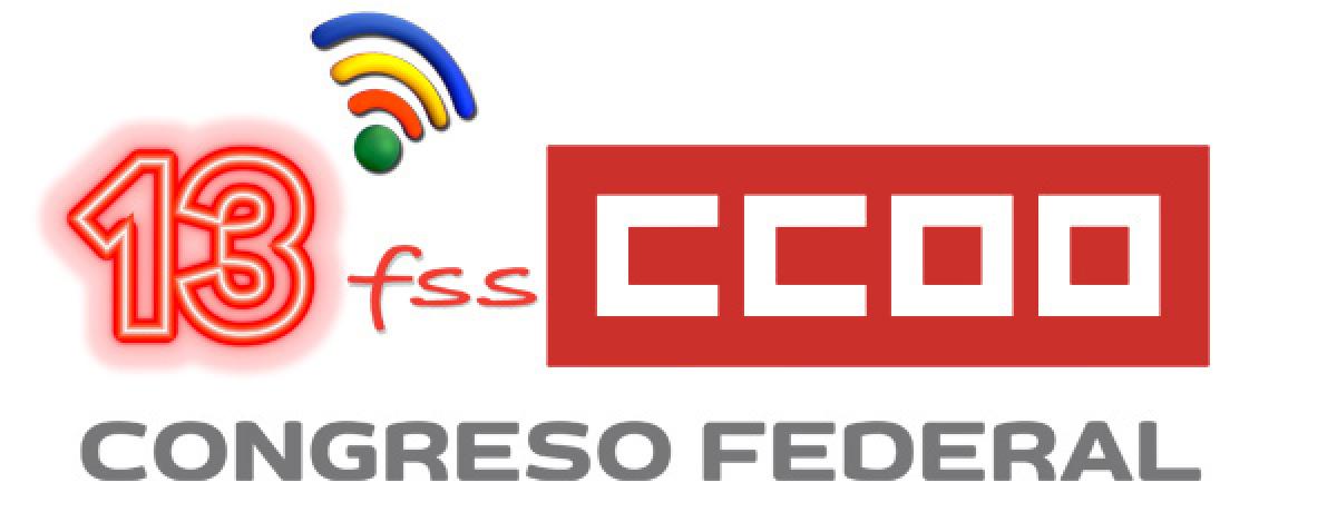 Logo FSS-CCOO 13 Congreso