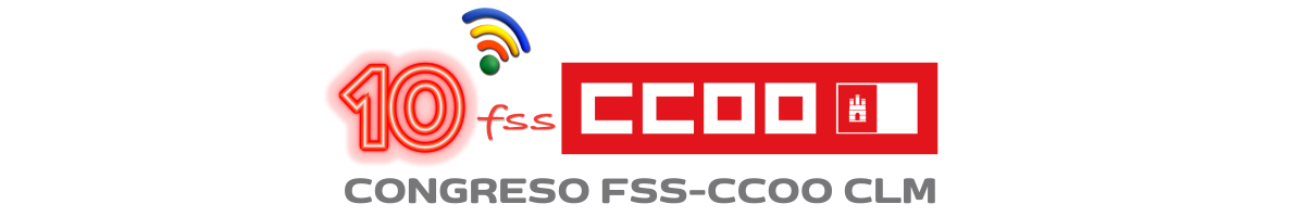 Banner 10 Congreso FSS-CCOO Castilla La-Mancha