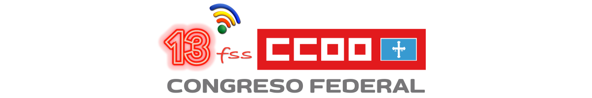 Logo 13 Congreso FSS-CCOO Asturies